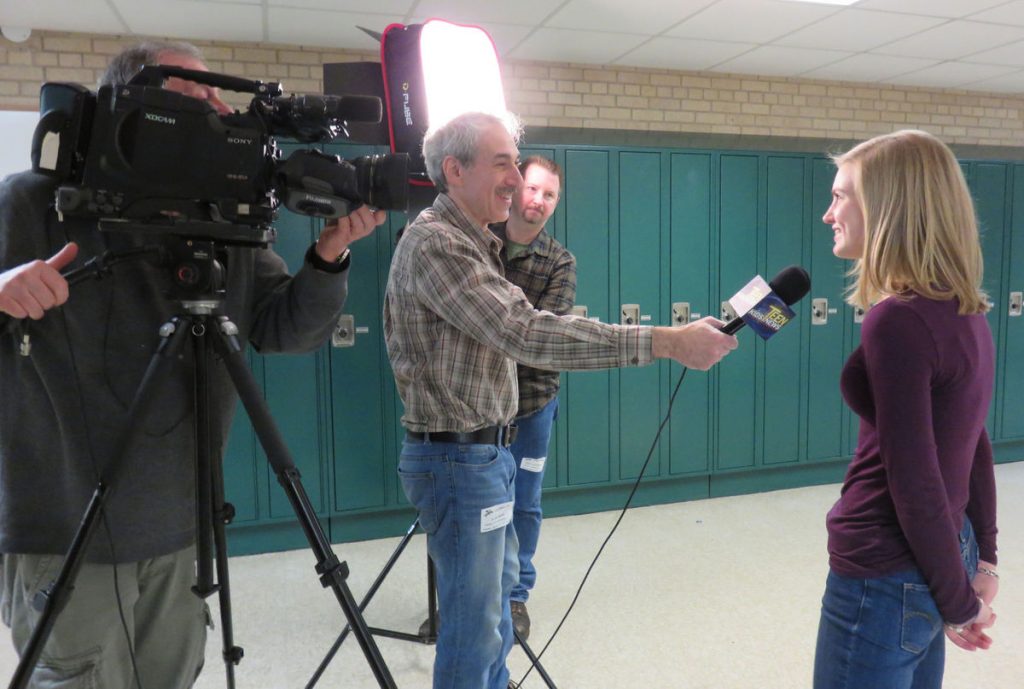 We visited Litchfield High School in Minnesota to shoot the winning public service announcement in the “Safe Rides Save Lives” contest developed by FCCLA — Family, Career and Community Leaders of America — and sponsored by the National Road Safety Foundation.